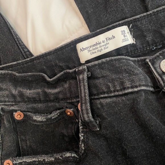 Abercrombie & Fitch The Ankle Straight Ultra High Rise Jeans 29/8XS - Picture 3 of 3
